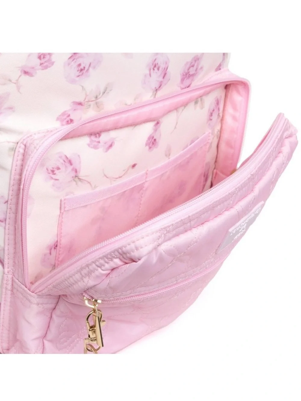 NWT LoveShackFancy x Target Yoobi Ribbon Rosa Backpack Sterling Dusk